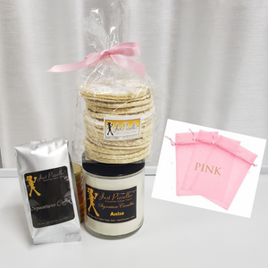 Bakers Dozen Pizzelles with Matching Candle and Coffee Gift Set